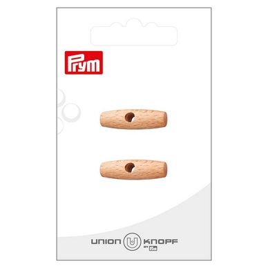 Bouton Bûchette Bois 25 mm 2 pcs