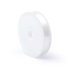 Fil Nylon élastique Transparent ø 0,5 mm x 20 m