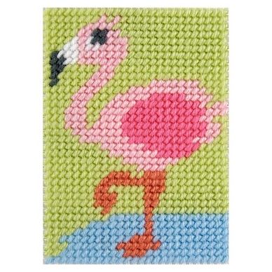 Kit Tapisserie 13 x 18 cm Le Flamant rose