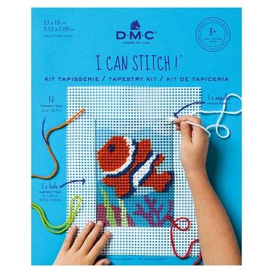 Kit Tapisserie 13 x 18 cm Poisson clown