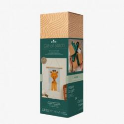 Crochet Kit Cadre bébé girafe