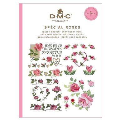 Mini livre Point de Croix Spécial Roses