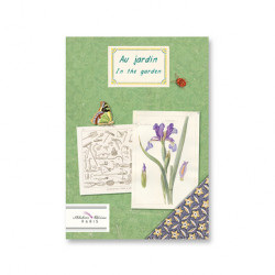 Carnet illustré 13,2 x 19,5 cm 128 pages Au Jardin