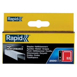Agrafes en fil fin n° 53 6 mm 2500 pcs