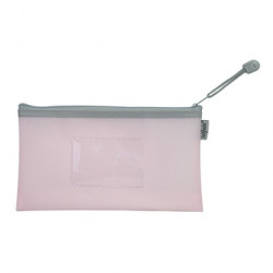 Pochette EVA Mesh 24 x 13 cm Rose pastel