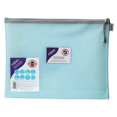 Pochette EVA Mesh 36 x 27,5 cm Bleu pastel