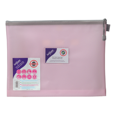 Pochette EVA Mesh 36 x 27,5 cm Rose pastel