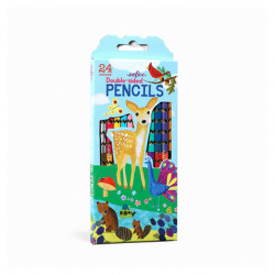 Crayons Couleurs Double Face La Vie Sur Terre 12 pcs