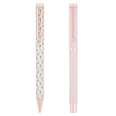 Stylo roller et stylo bille Parure Carmen Blush