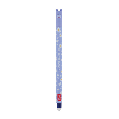 Stylo Gel Effaçable Hippo Encre Bleue