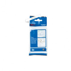 Ruban étiqueteuse 12 mm Doré sur blanc