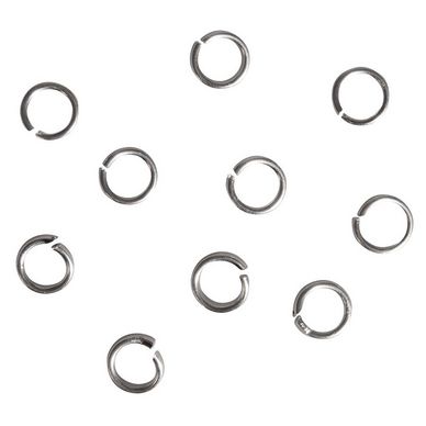 Anneaux argentés 10 mm