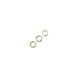 Anneau fendu ø 7 mm 10 pcs Couleur or