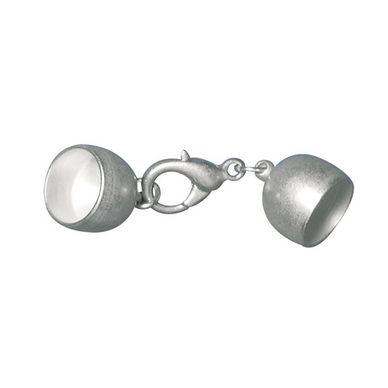 Fermoir Décoratif Dépoli ø 10 mm Couleur argent