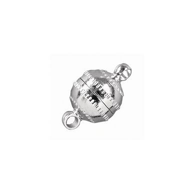 Fermoir magnétique rond ø 7 mm Couleur platine
