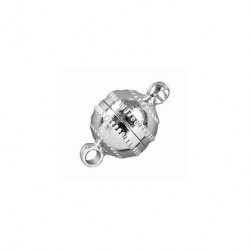Fermoir magnétique rond ø 7 mm Couleur platine