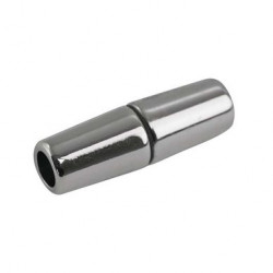 Fermoir magnétique olive 28 x 9 mm Couleur argent