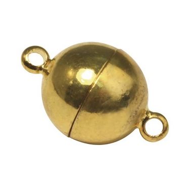 Fermoir magnétique extra fort ø 10 mm Couleur or