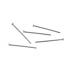 Cheville à prisme ø 0,8 mm x 25 mm 15 pcs Couleur platine
