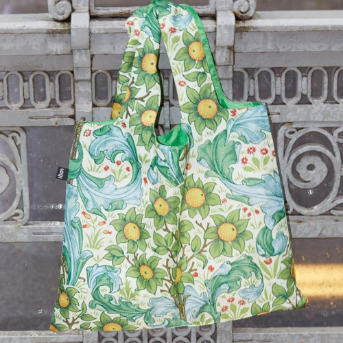 Sac shopping pliable avec pochette zip W. Morris J. Dearle Verger - Loqi