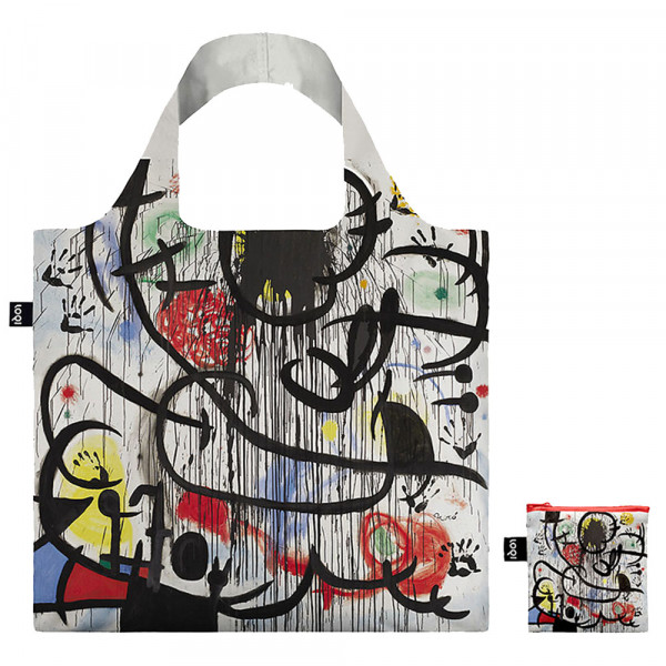 Sac shopping pliable avec pochette zip J. Miró Mai 68 - Loqi