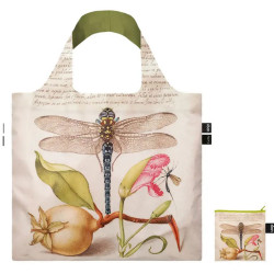 Sac shopping pliable avec pochette zip J. Hoefnagel Détail d'une page dans Mira Calligraphiae Monumenta - Loqi