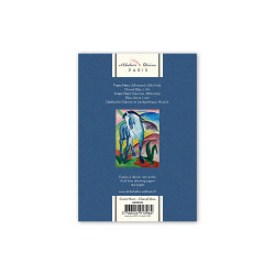 Mini Artbook Cheval bleu 12 x 17 cm - Alibabette Éditions