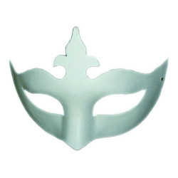 Masque à décorer Couronne 13,5 x 18,5 cm 2 pcs - Artemio