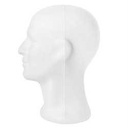 Tête en polystyrène Homme 30,5 cm - Rayher
