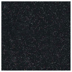 Papier de scrapbooking 30 x 30 cm Poudre de paillettes Noir - Rayher
