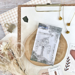 Tampons transparents Little girl 4 pcs