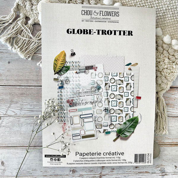 Globe-trotter Kit de papeterie créative