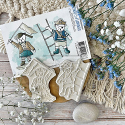 Tampons Cling Oursons pirates 2 pcs