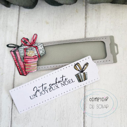 Dies set Tag long et pochette 2 pcs
