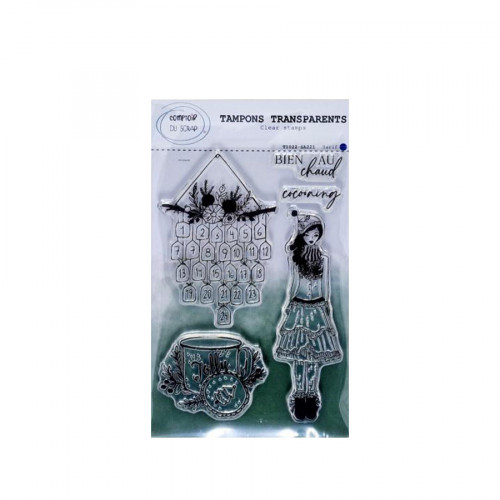 Tampons transparents Bien au chaud 5 pcs