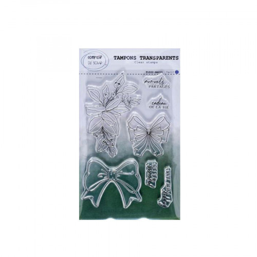 Tampons transparents Moments partagés 6 pcs