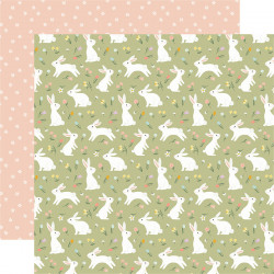 It's Easter Time Papier imprimé Blissful Bunnies