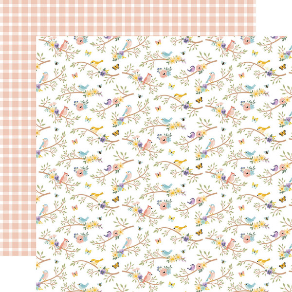 It's Spring Time Papier imprimé Chirping Friends