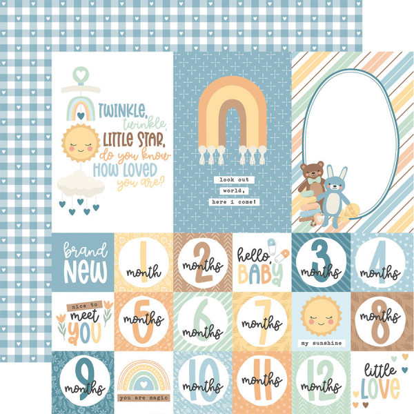 Our Baby Boy Papier imprimé Multi Journaling Cards