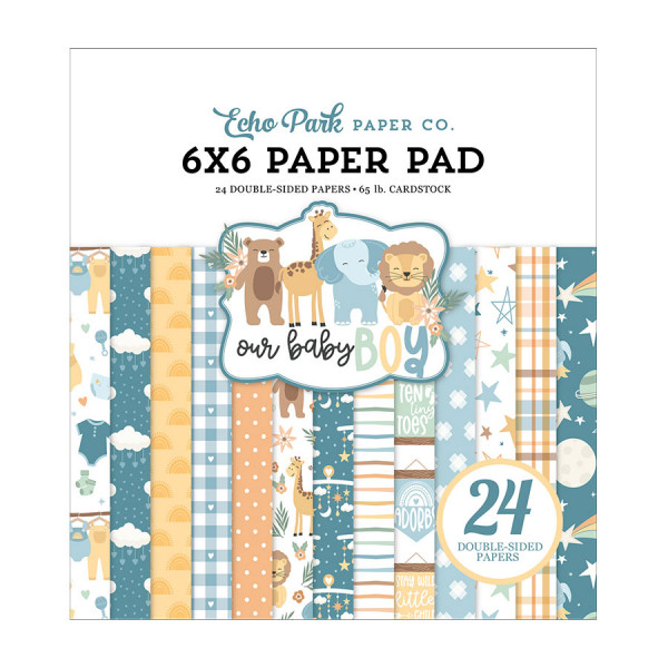 Our Baby Boy Bloc de papier 15 x 15 cm