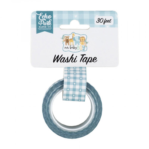 Our Baby Boy Washi Tape Plaid