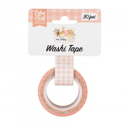 Baby Girl Washi Tape Plaid