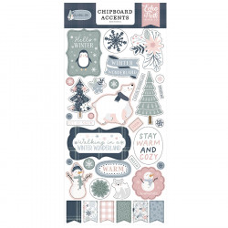Winterland Chipboard Accents
