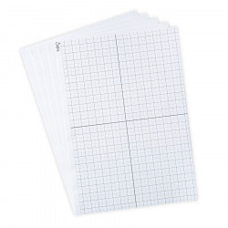 Recharge de feuilles autocollantes quadrillées pour Stencil & stamp tool
