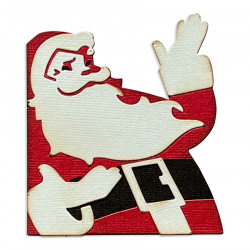 Thinlits Dies set Père Noël rétro 6 pcs