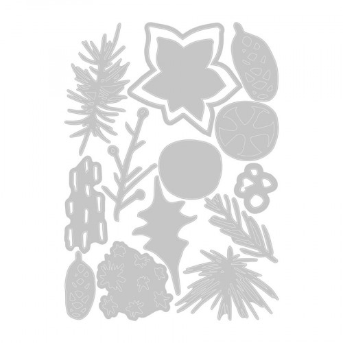 Thinlits Dies set Modernes et festifs 14 pcs