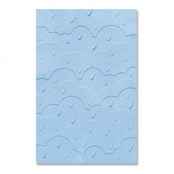 Classeur de gaufrage 3D Gouttes de pluie