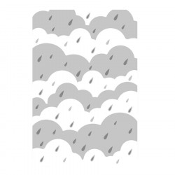 Classeur de gaufrage 3D Gouttes de pluie