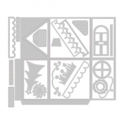 Thinlits Dies set Boîte maison 21 pcs