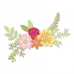 Thinlits Dies set Groupe floral 15 pcs